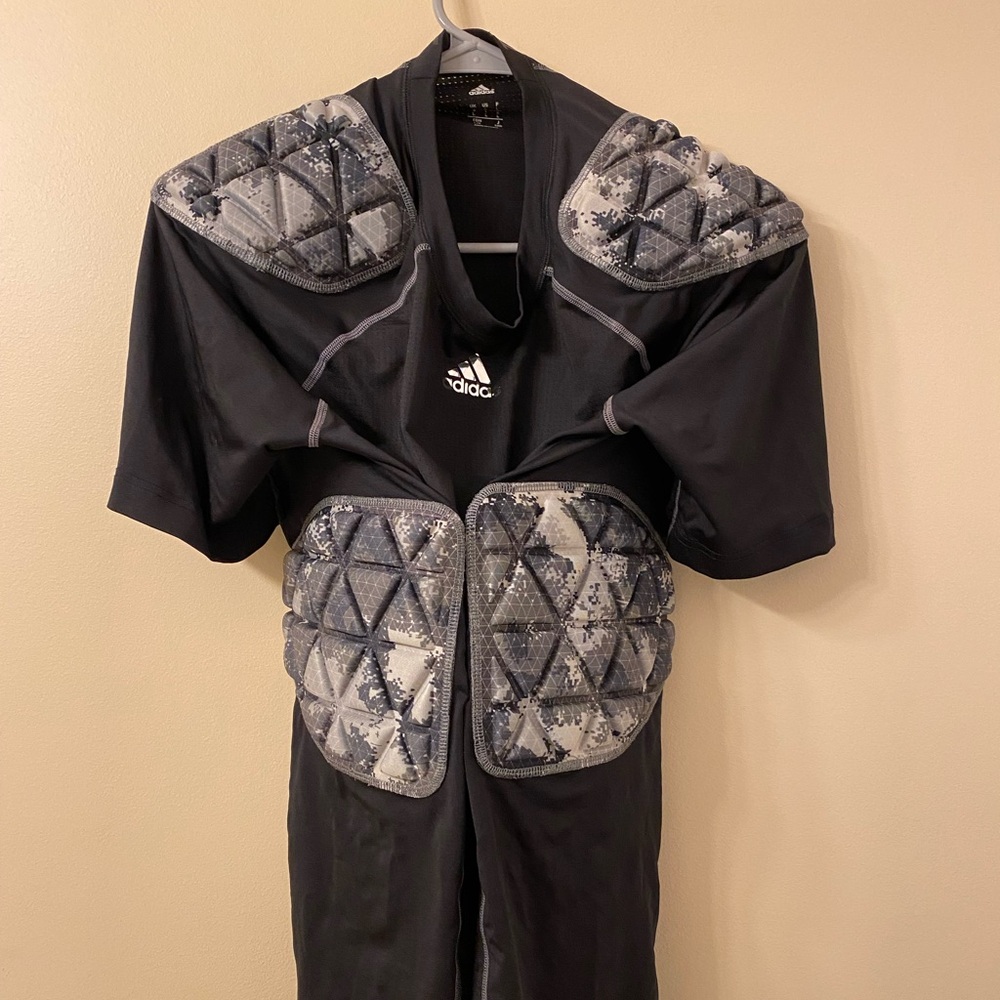 Adidas padded athletic shirt - football, lacrosse, etc.
